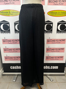 Sparkly Pallazzo Pants (2 Colours) (Navy and Black)