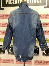 Load image into Gallery viewer, Dark Wash Denim Jacket (Size S)
