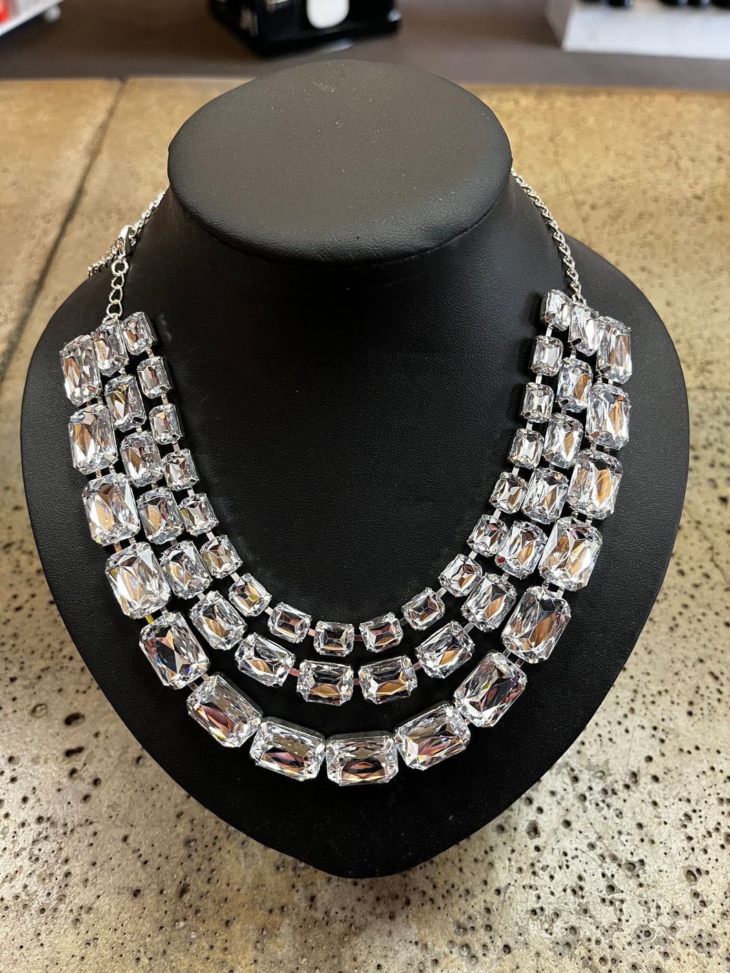 Sparkly Gem Layered Necklace