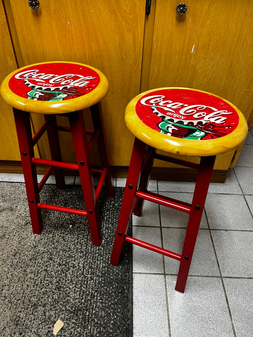 Coca-Cola Bar Stool (2 Available)