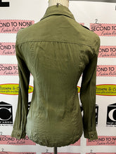 Load image into Gallery viewer, Michael Kors Khaki Green Blouse (Size 0)
