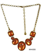 Cargar imagen en el visor de la galería, Glossy Stones Necklace (3 Colours)
