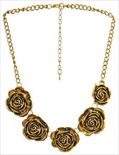 Load image into Gallery viewer, 3D Metal Roses Necklace (2 Colours)
