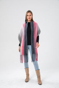 Pink Gradient Blanket Scarf(Only 1 Left!)