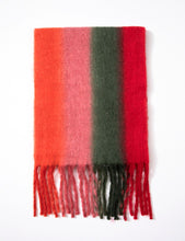 Load image into Gallery viewer, Red Gradient Blanket Scarf (Only 1 Left!)
