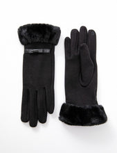 Load image into Gallery viewer, Faux Fur Trim Gloves
