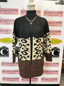 Leopard Open Cardigan