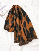 Load image into Gallery viewer, Brown &amp; Black Leopard Scarf (Restocked!)
