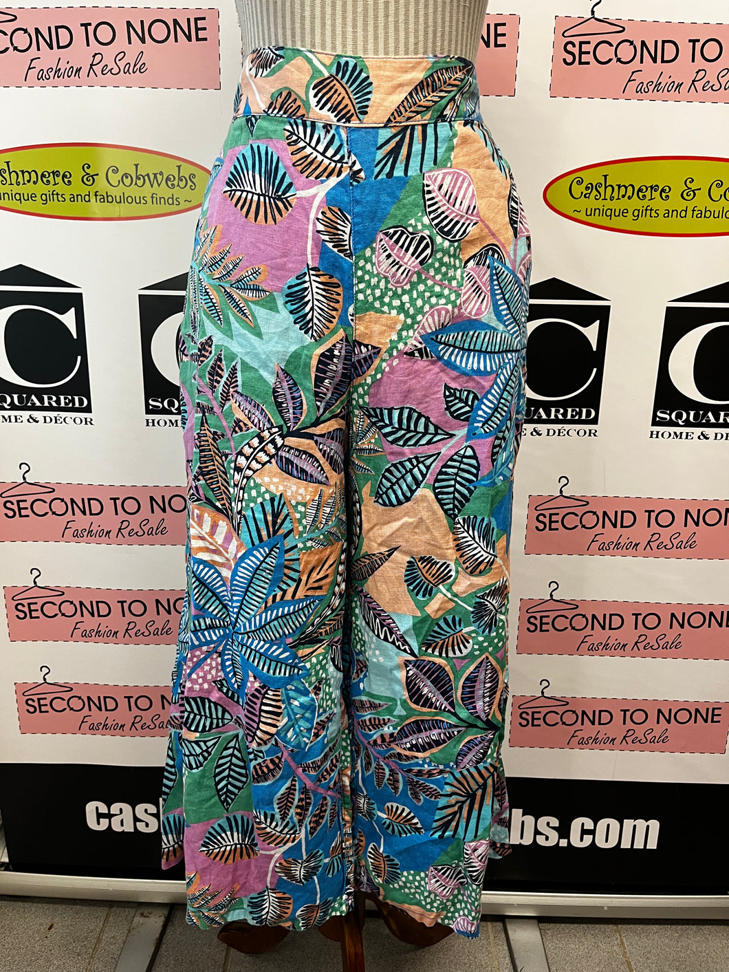 Cynthia Rowley 100% Linen Pants (Size L)