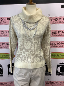 Holiday Knitwear Cowl Neck Sweater (Size XS/S)