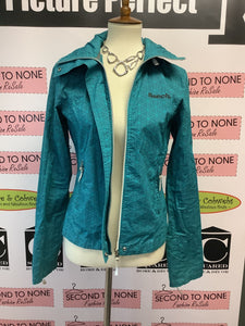 BENCH Teal Zip Up Jacket (Size M)