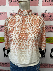 Jennifer Lopez Snakeskin Top (Size M)