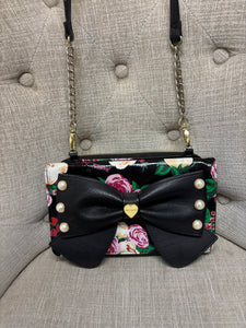 Betsy Johnson Bow Crossbody