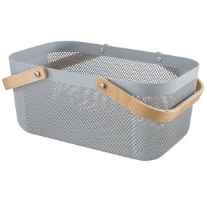 Grey Mesh Storage Baskets (2 Sizes)