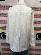 Load image into Gallery viewer, NWT Talbots White Button Down Top (Size PXL)
