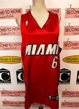 Load image into Gallery viewer, *Authentic* Adidas Lebron James #6 Miami Heat Jersey (Size L-Mens)

