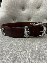 Cargar imagen en el visor de la galería, Brighton Leather Belt (Size M)
