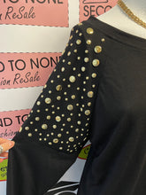 Load image into Gallery viewer, Michael Kors Studded Shoulder Top (Size XL)
