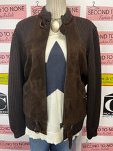 Charger l'image dans la galerie, Philps Brown Wool + Suede Jacket (Size S)
