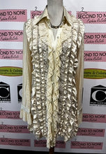 Load image into Gallery viewer, A.B.S. By Allen Schwartz Long Lace Blouse (Size M)
