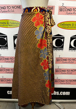 Load image into Gallery viewer, 100% Silk Sari Reversible Wrap Skirt (One Size)
