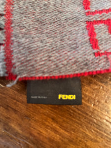 Designer Fendi Wool Scarf