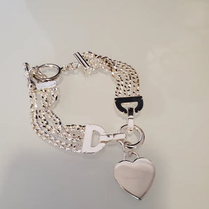 Heart Chain Bracelet