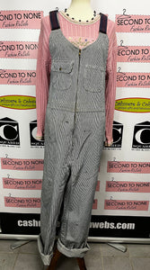 Big Bill Striped Overalls (Men's Size XL)