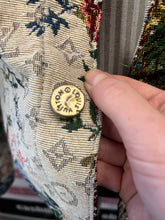Load image into Gallery viewer, Authentic Louis Vuitton Multicolour Flower Tapestry Trucker Jacket (Size 50 Mens = L/XL)
