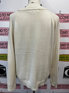 Cotton Heart Sweater (Size M)