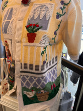 Load image into Gallery viewer, Susan Bristol Vintage "Easter" Rare Cardigan (Size M)
