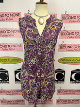 Charger l&#39;image dans la galerie, Cleo Purple Paisley Tank (Size L)
