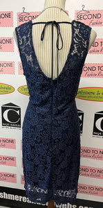 NWT Le Chateau Blue Lace Dress (Size XL)