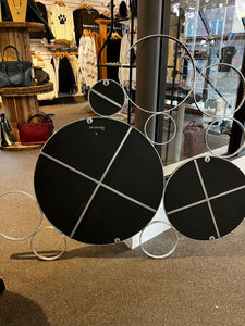 Arteriors Silver Circles Wall Mirror