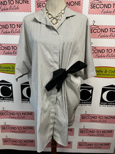 Front Bow Striped Tunic (Size S)