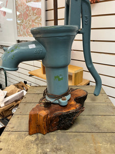 One of a Kind Water Pump Lamp