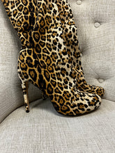 Load image into Gallery viewer, Leopard Print Stiletto Boots (Size 11)
