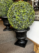 Load image into Gallery viewer, Large Faux Greenery Ball &amp; Urn
