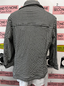 Ruby Rd. Gingham Jacket (Size 18W)
