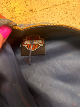 Cargar imagen en el visor de la galería, Y2K Denim/Red Vinyl Harley Davidson Purse
