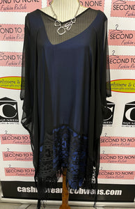 Charlie Paige Sheer Poncho (One Size)