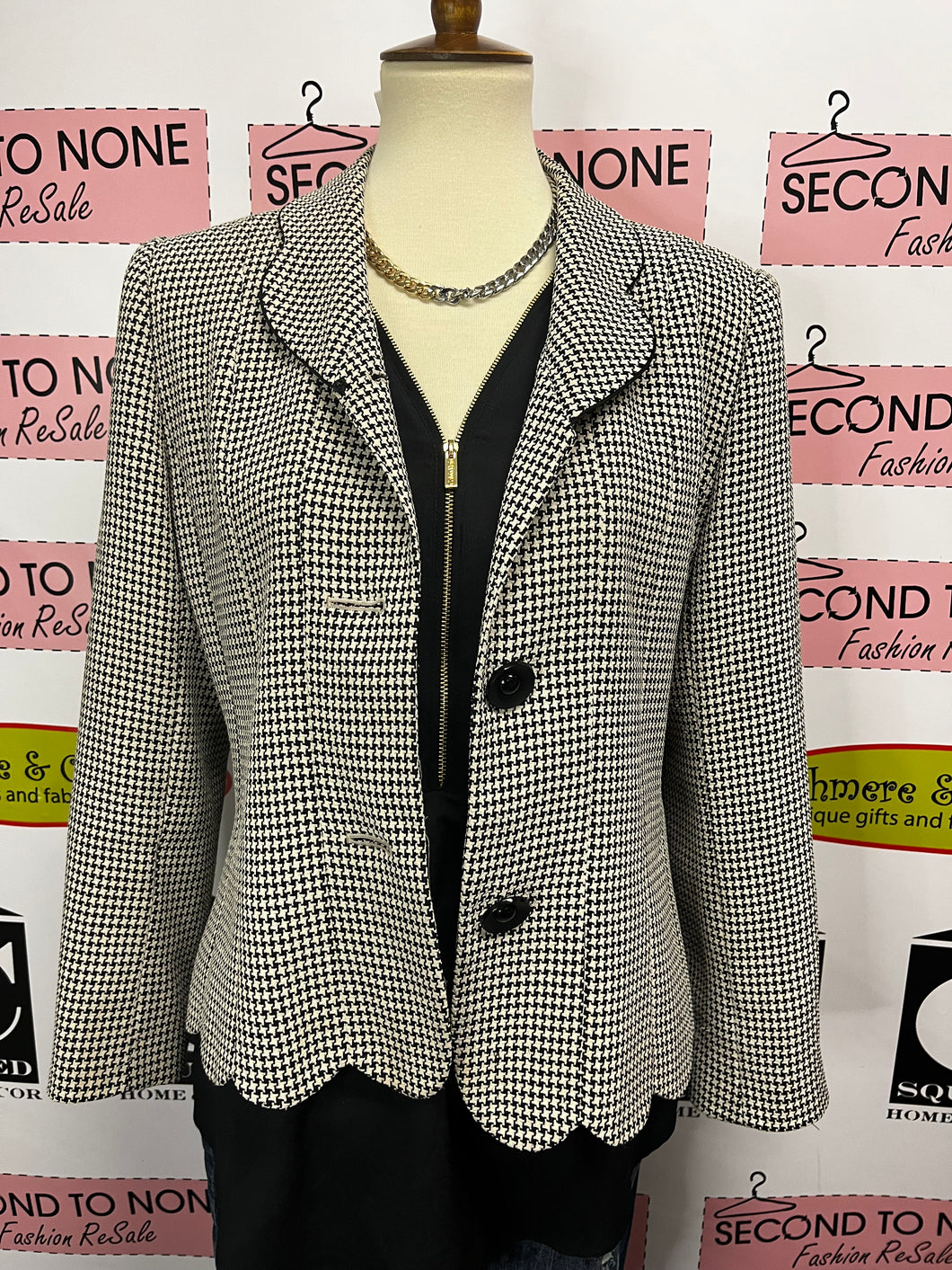 Houndstooth Like Jacket (Size 11)