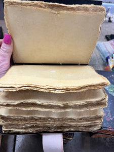 Antique Paper Leather Journals (5 Different Designs)