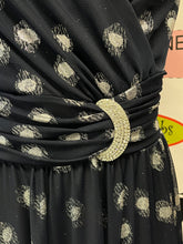 Load image into Gallery viewer, Laura Plus Navy &amp; Sparkly Dress (Size 14W)
