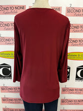 Charger l&#39;image dans la galerie, Faux Leather Patchwork Top (Size 1XL)
