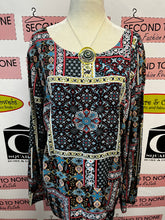 Load image into Gallery viewer, Tile Print Blouse (Size L)
