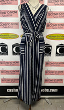 Load image into Gallery viewer, Monteau Navy Jumpsuit (Size S)
