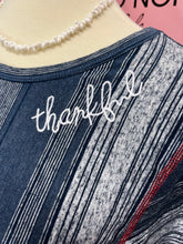 Load image into Gallery viewer, &quot;Thankful&quot; Bell Sleeve Top (Size L)
