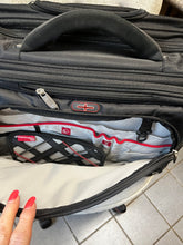 Load image into Gallery viewer, TSN Branded Wheeled Carry-On Suitcase NWOT
