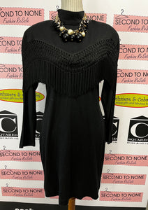 All That Jazz Vintage Fringe Dress (Size 13)